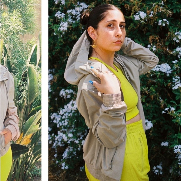 GIRLFRIEND COLLECTIVE Limestone Summit Track Jacket Size XS - Picture 2 of 5